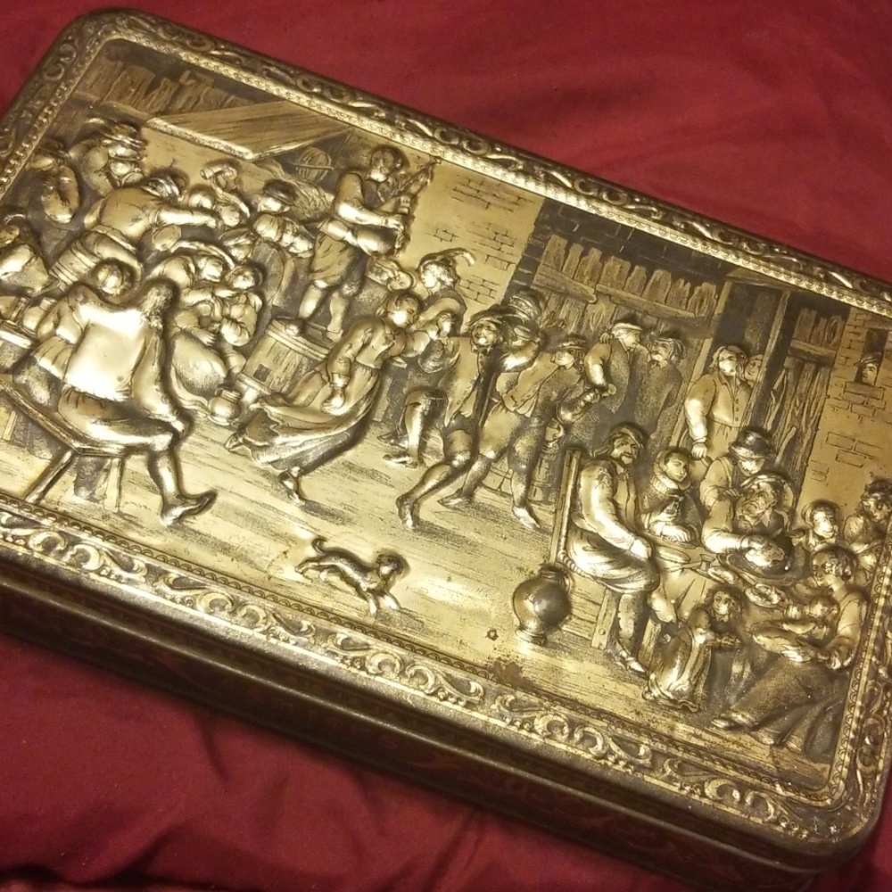 Vintage Biscuit Box from Belgium